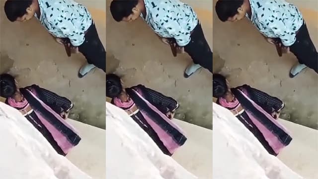 Horny Uncle Girl Sex MMS Behind Bus Stop On Highway
